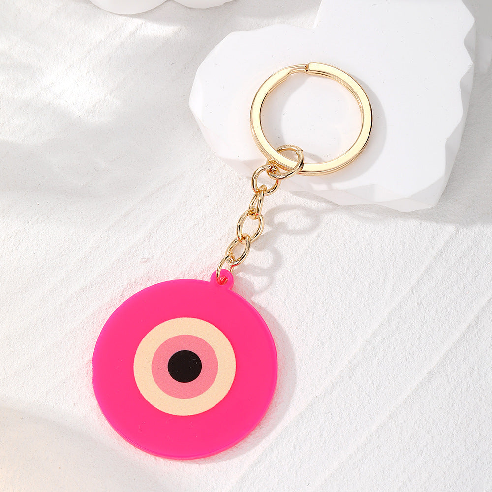 Wholesale Colorful Acrylic Devil's Eye Keychain